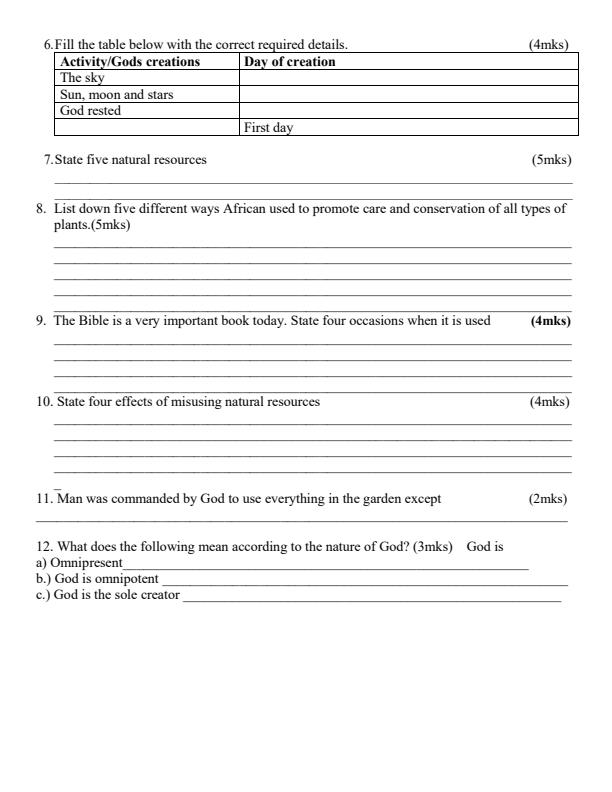 Preview page Grade-7-CRE-Term-2-Opener-Exam-2024_2401_1.jpg