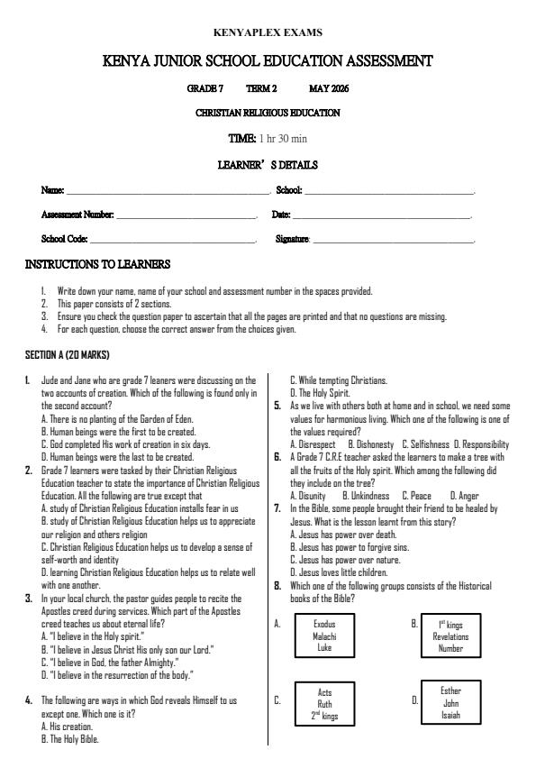 Preview page Grade-7-CRE-Term-2-Opener-Exam-2026_5593_0.jpg