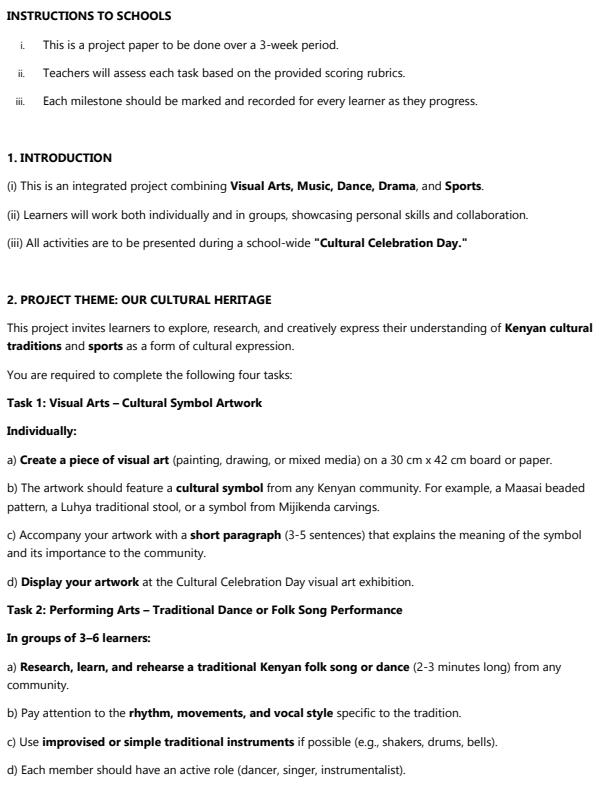 Preview page Grade-7-Creative-Arts-and-Sports-Paper-1-Mid-Term-3-Exam-2025_4656_1.jpg