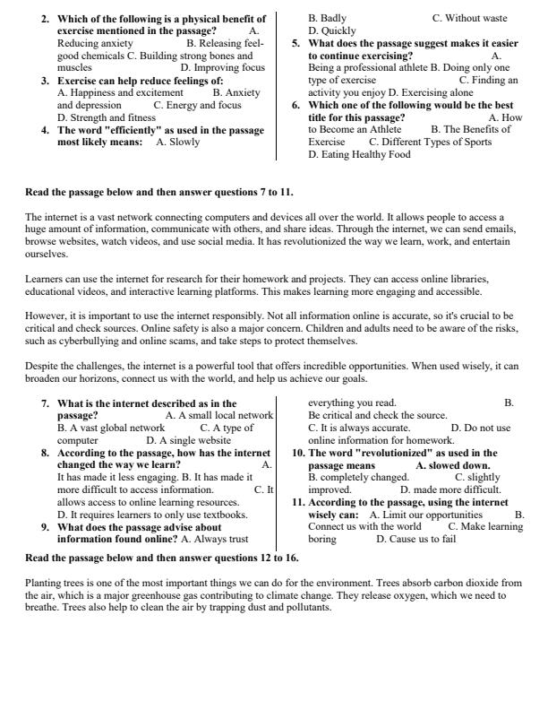 Preview page Grade-7-English-Paper-1-Activity-End-Term-3-Exam-2026_6775_1.jpg
