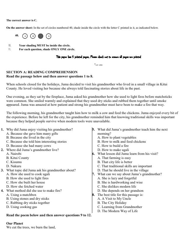 Preview page Grade-7-English-Paper-1-Mid-Term-Exam-2026_5062_1.jpg