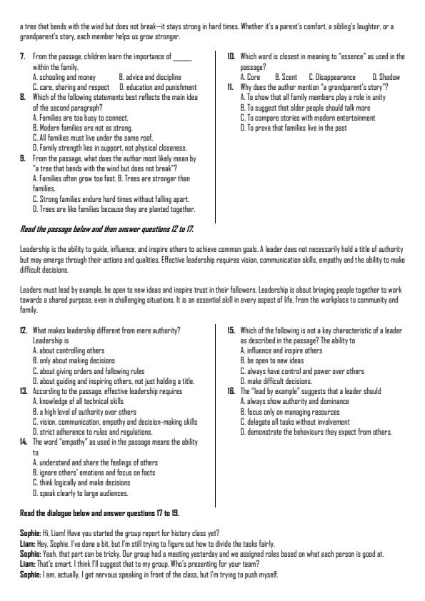 Preview page Grade-7-English-Paper-1-Term-2-Opener-Exam-2026_5595_1.jpg