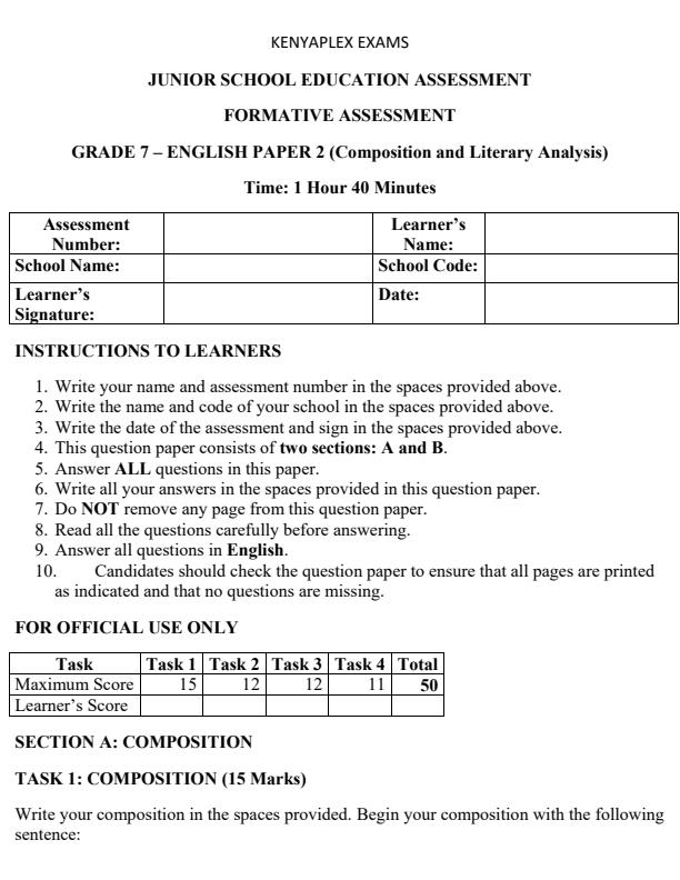 Preview page Grade-7-English-Paper-2-End-Term-3-Set-2-Exam-2026_7191_0.jpg