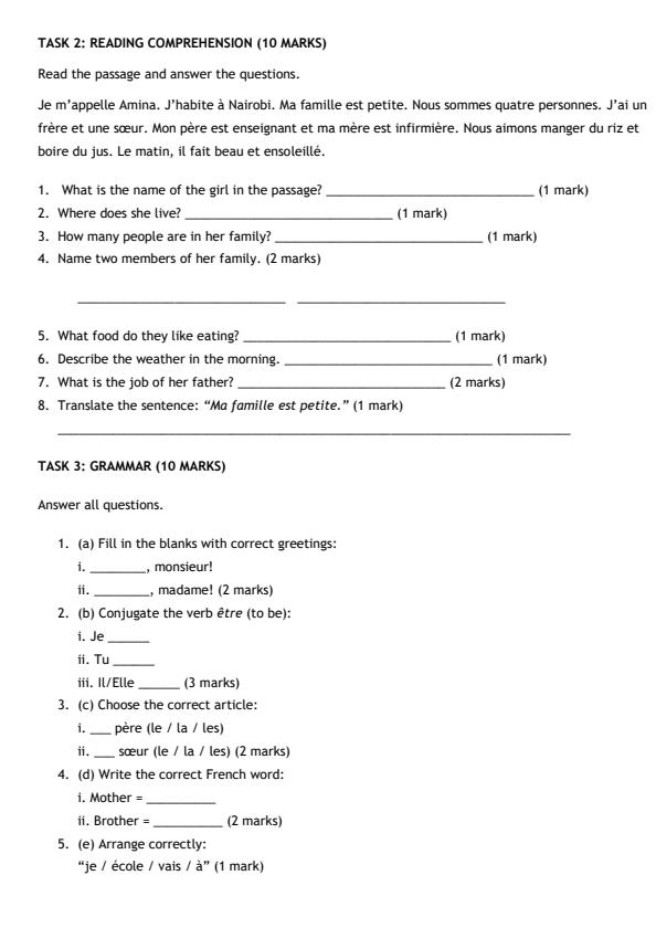 Preview page Grade-7-French-End-Term-2-Exam-2026_6085_1.jpg