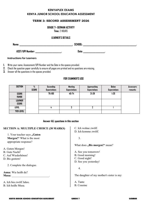 Preview page Grade-7-German-Activity-End-Term-3-Exam-2026_6778_0.jpg