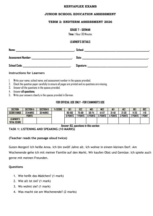 Preview page Grade-7-German-End-Term-2-Exam-2026_6086_0.jpg