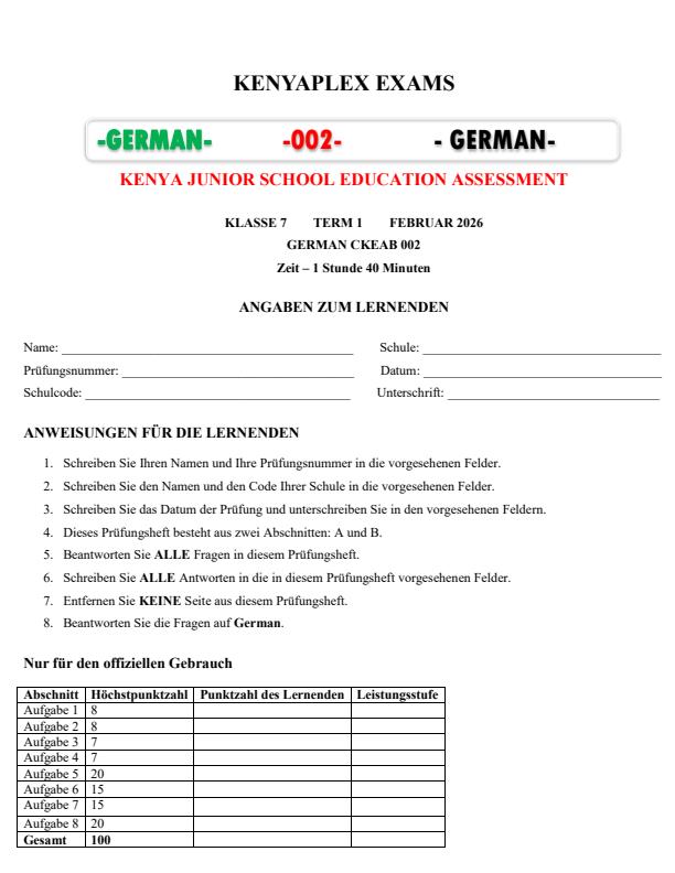 Preview page Grade-7-German-Mid-Term-1-Exam-2026_5068_0.jpg