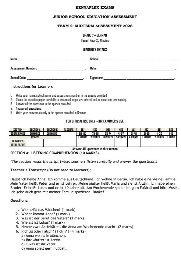 Preview page Grade-7-German-Mid-Term-2-Exam-2026_5867_0.jpg