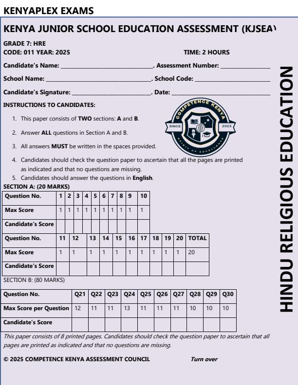 Preview page Grade-7-HRE-End-of-Term-3-Exam-2025_4806_0.jpg