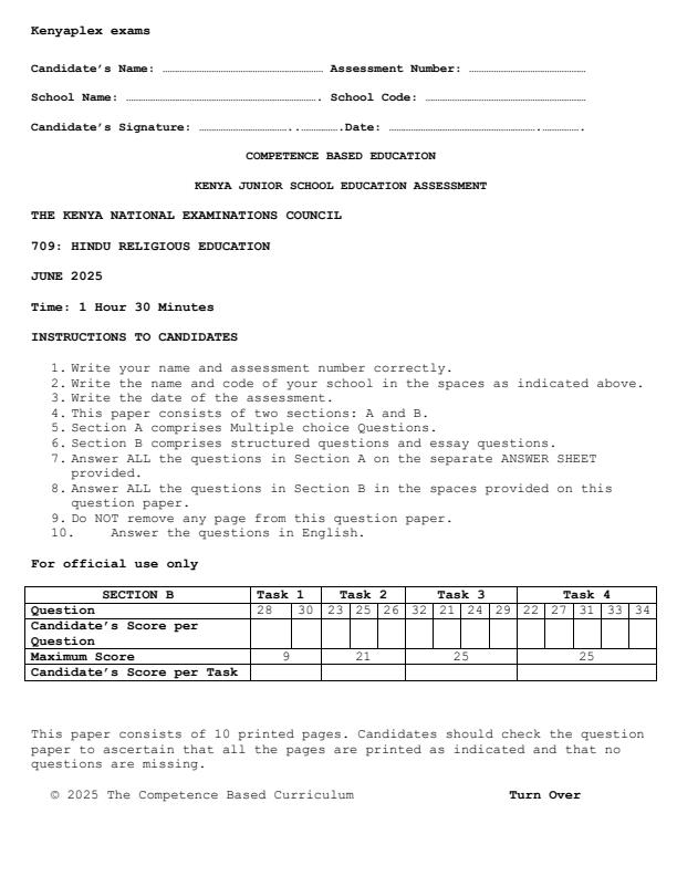 Preview page Grade-7-HRE-Mid-Term-2-Exam-2025_4153_0.jpg