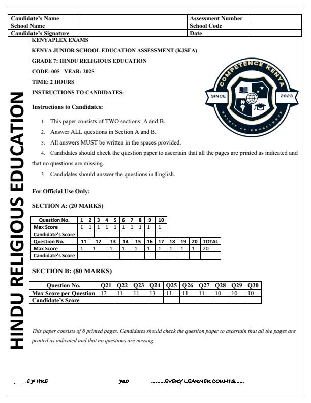 Preview page Grade-7-HRE-Term-3-Opener-Exam-2025_4534_0.jpg