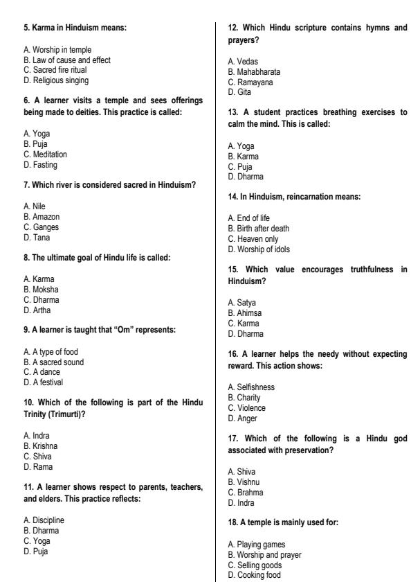 Preview page Grade-7-Hindu-Religious-Education-End-Term-2-Exam-2026_6087_1.jpg