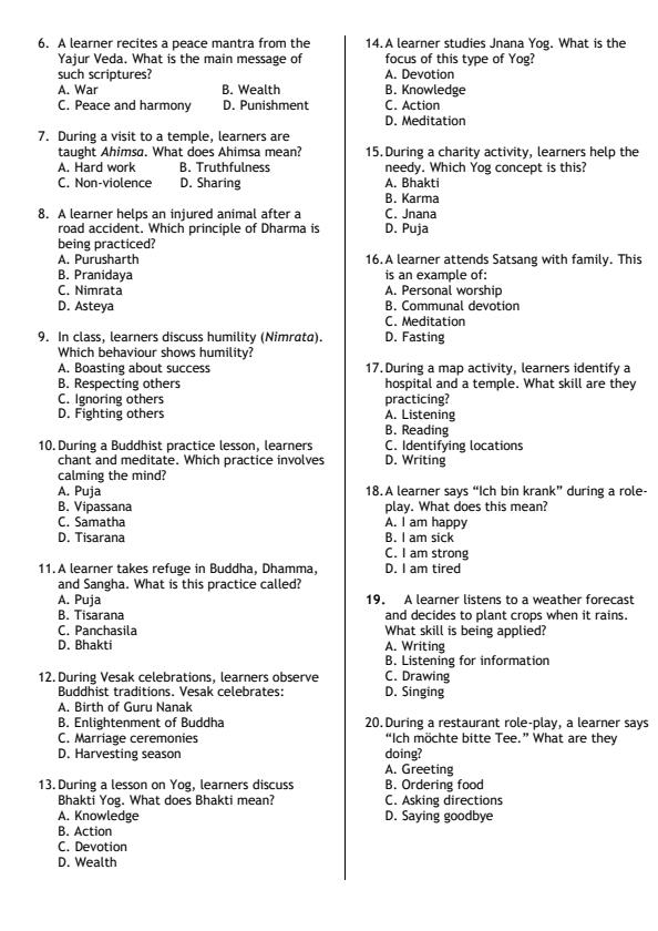 Preview page Grade-7-Hindu-Religious-Education-Mid-Term-2-Exam-2026_5868_1.jpg