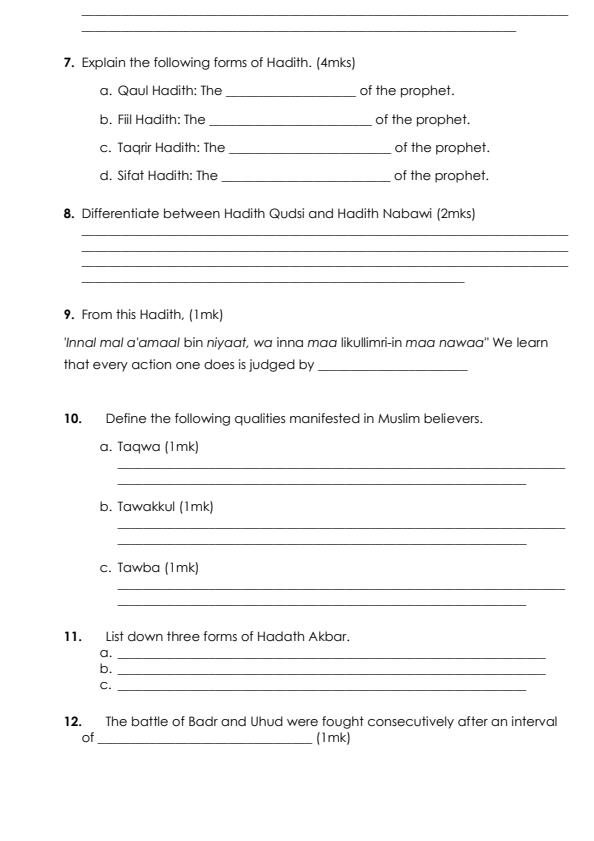 Preview page Grade-7-IRE-Mid-Term-2-Exam-2024_2659_1.jpg