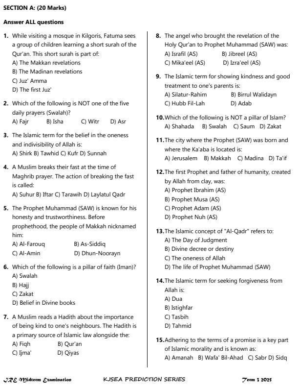 Preview page Grade-7-IRE-Mid-Term-3-Exam-2025_4663_1.jpg