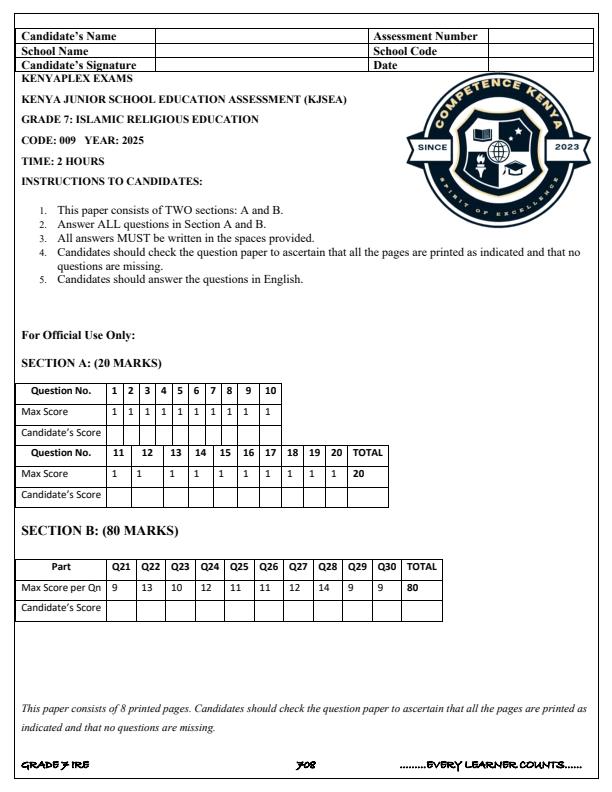 Preview page Grade-7-IRE-Term-3-Opener-Exam-2025_4537_0.jpg