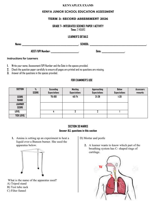 Preview page Grade-7-Integrated-Science-Activity-End-Term-3-Exam-2026_6780_0.jpg
