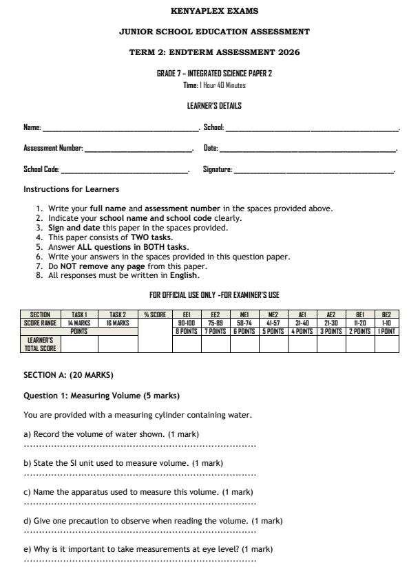 Preview page Grade-7-Integrated-Science-Paper-2-End-Term-2-Exam-2026_6089_0.jpg