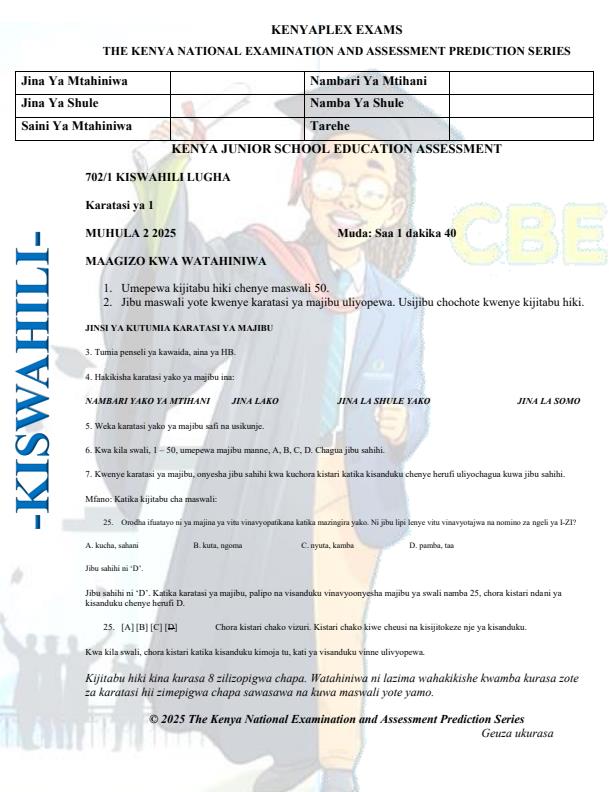 Preview page Grade-7-Kiswahili-Paper-1-End-of-Term-2-Exam-2025_4393_0.jpg