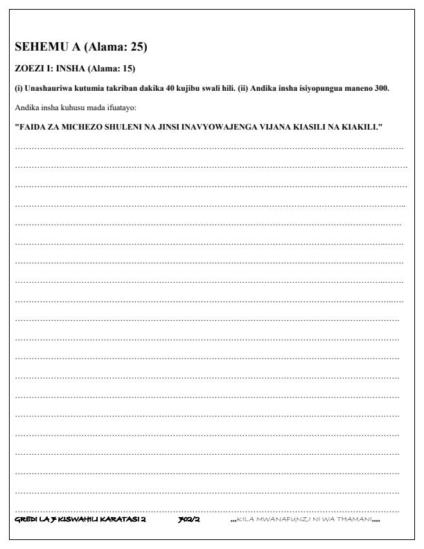 Preview page Grade-7-Kiswahili-Paper-2-Term-3-Opener-Exam-2025_4539_1.jpg