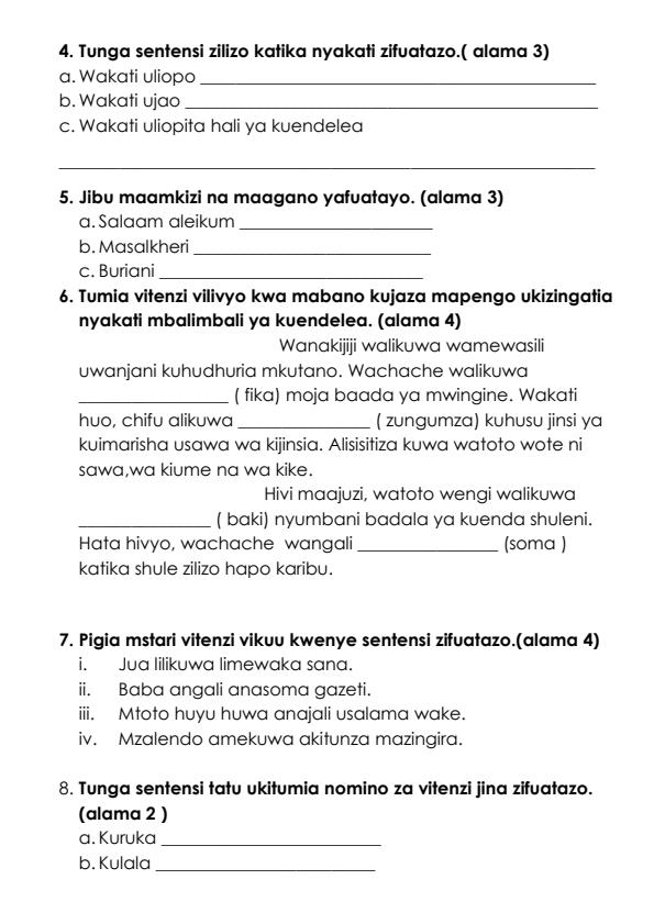 Preview page Grade-7-Kiswahili-Term-1-Opener-Exam-2024_1966_1.jpg