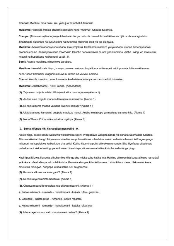 Preview page Grade-7-Kiswahili-Term-3-Opener-Exam-2024_2921_1.jpg