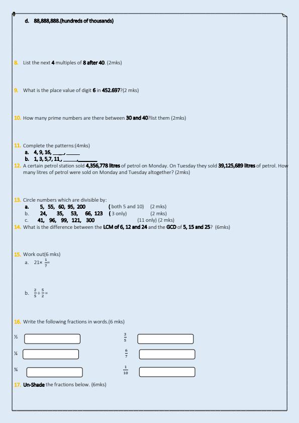 Preview page Grade-7-Mathematics-End-of-Term-1-Exam-2024_2141_1.jpg