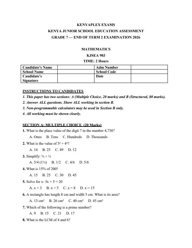 Preview page Grade-7-Mathematics-July-Assessment-Examination-2026_6330_0.jpg