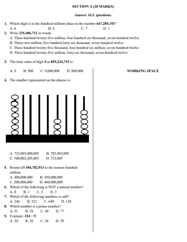 Preview page Grade-7-Mathematics-Term-1-Opener-Exam-2026_4981_1.jpg