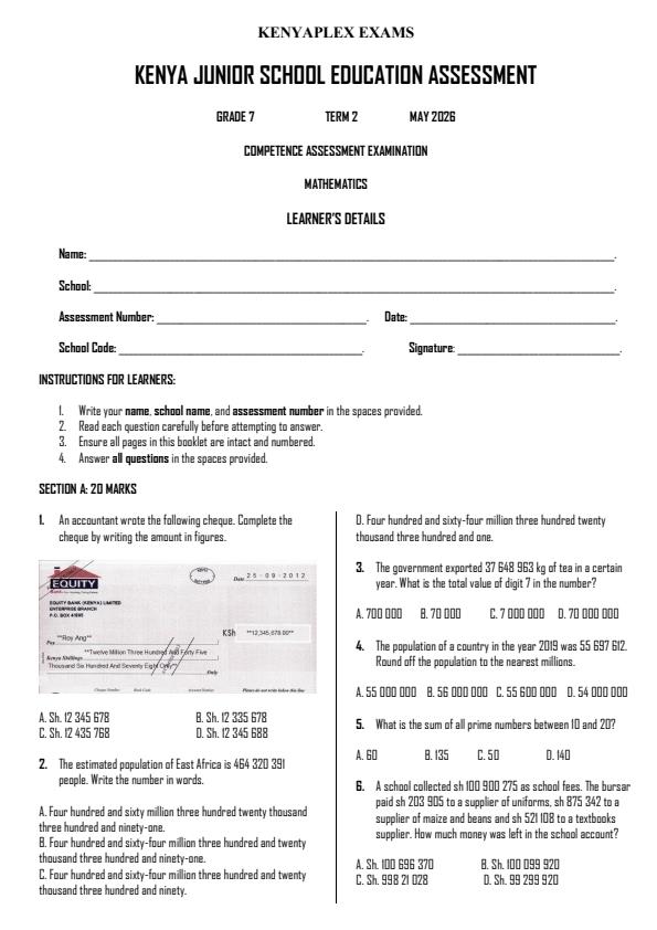 Preview page Grade-7-Mathematics-Term-2-OPener-Exam-2026_5605_0.jpg