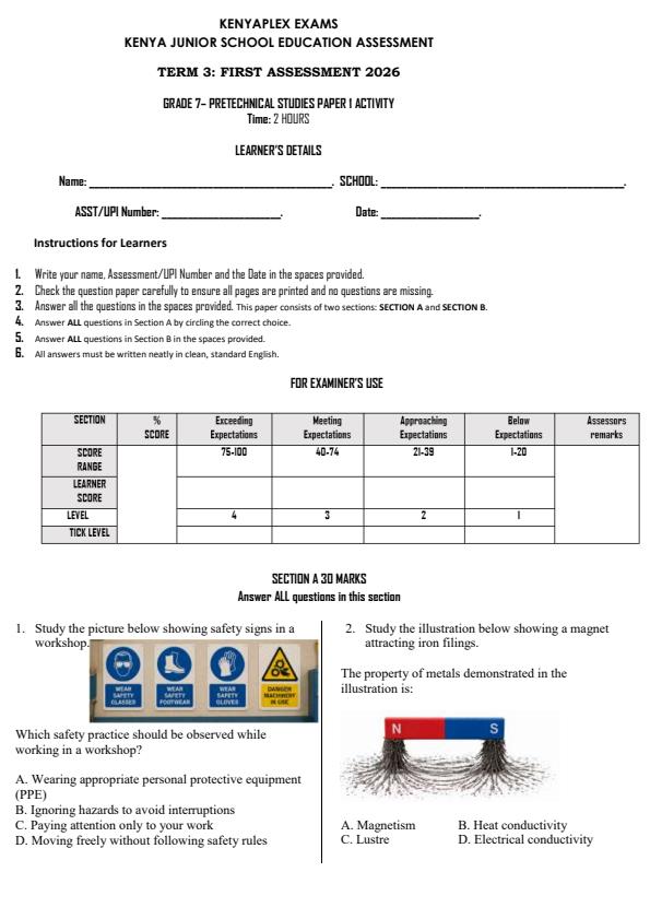 Preview page Grade-7-Pre--Technical-Studies-Paper-1-Activity-Term-3-Opener-Exam-2026_6512_0.jpg