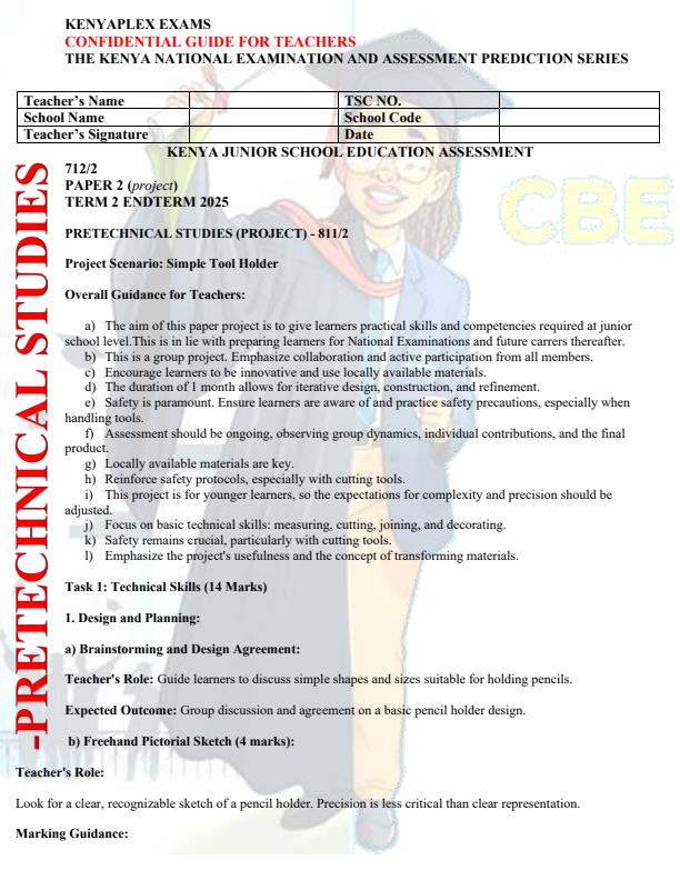 Preview page Grade-7-Pre-Technical-Studies-Confidential-Paper-End-of-Term-2-Exam-2025_4398_0.jpg