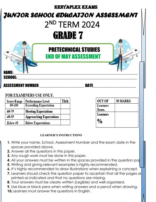 Preview page Grade-7-Pre-Technical-Studies-End-of-May-Assessment-Test-2024_2536_0.jpg