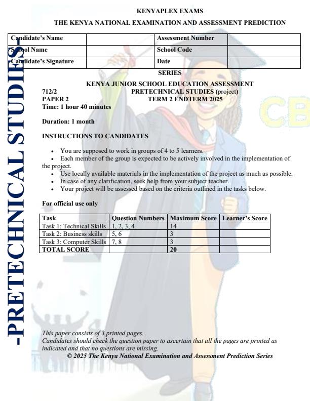 Preview page Grade-7-Pre-Technical-Studies-Paper-2-End-of-Term-2-Exam-2025_4400_0.jpg