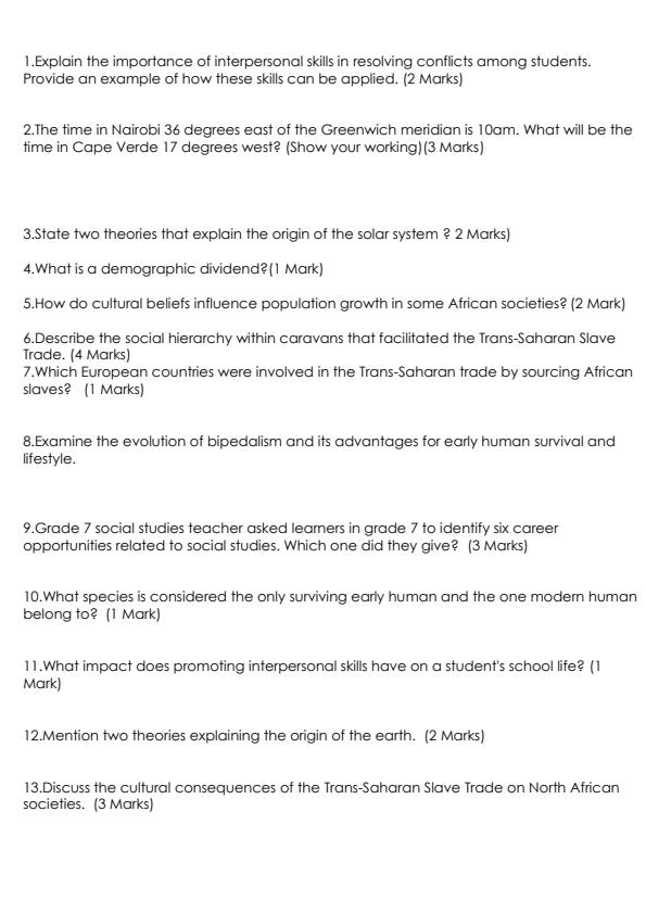 Preview page Grade-7-Social-Studies-End-of-May-Assessment-Test-2024_2538_1.jpg