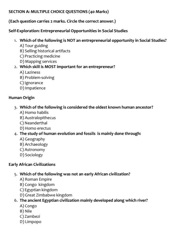 Preview page Grade-7-Social-Studies-End-of-Term-1-Examination-2025_3822_1.jpg