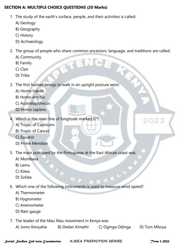 Preview page Grade-7-Social-Studies-End-of-Term-3-Exam-2025_4814_1.jpg