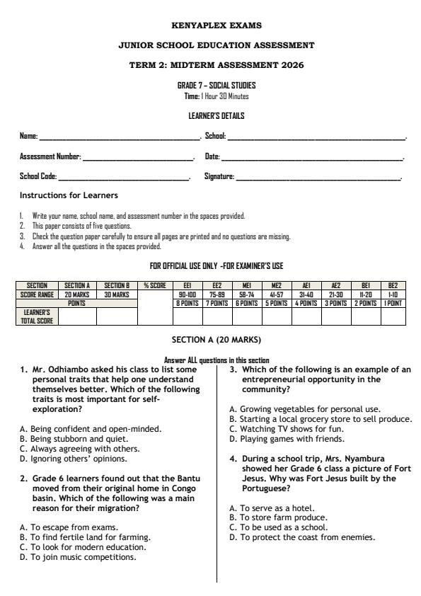 Preview page Grade-7-Social-Studies-Mid-Term-2-Exam-2026_5877_0.jpg