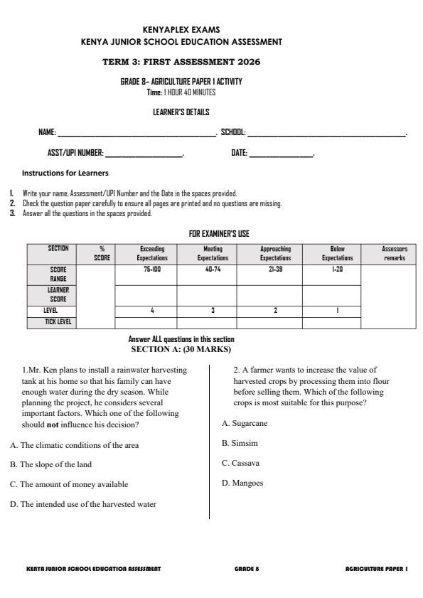 Preview page Grade-8-Agriculture-Paper-1-Activity-Term-3-Opener-Exam-2026_6540_0.jpg