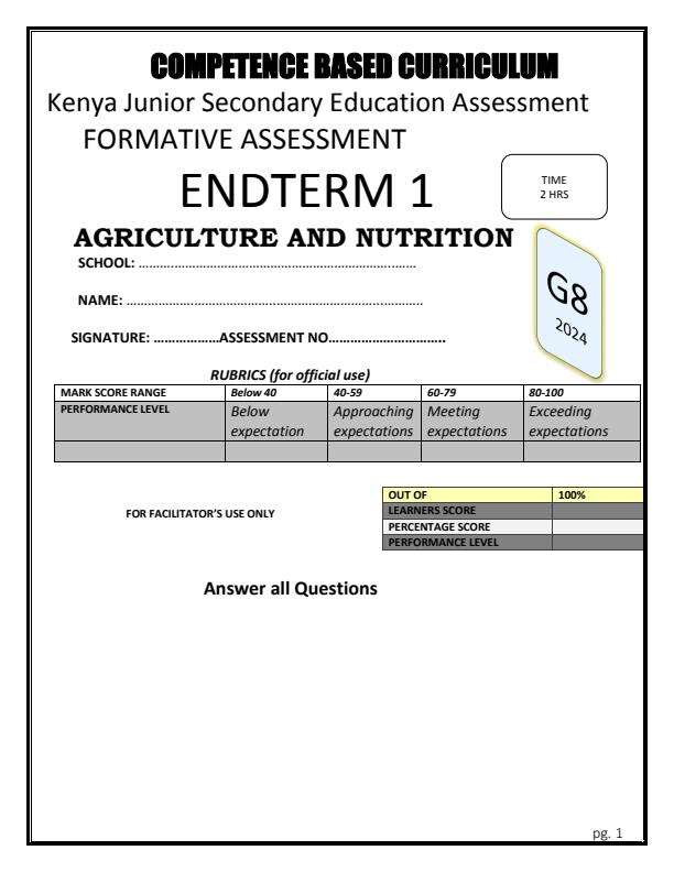 Preview page Grade-8-Agriculture-and-Nutrition-End-of-Term-1-Exam-2024_2145_0.jpg
