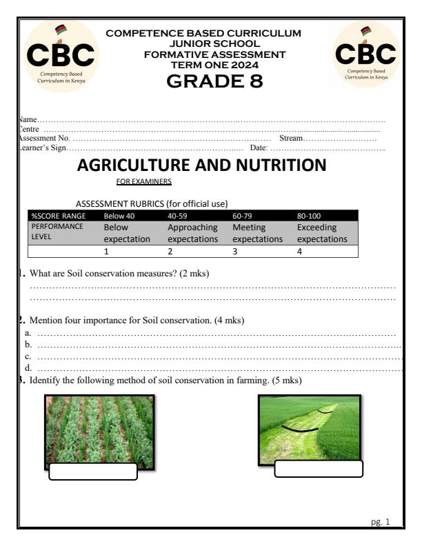 Preview page Grade-8-Agriculture-and-Nutrition-Mid-Term-1-Exam-2024-Set-1_2106_0.jpg