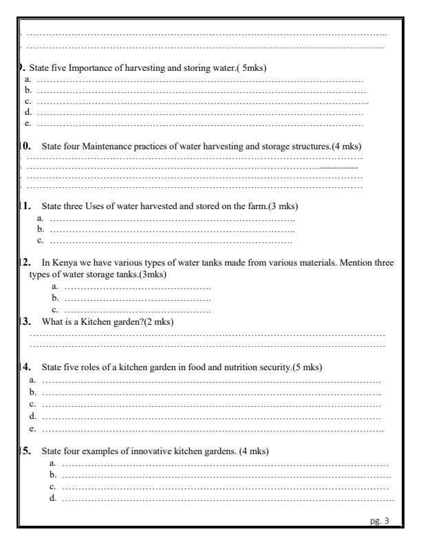 Preview page Grade-8-Agriculture-and-Nutrition-Mid-Term-1-Exam-2024-Set-1_2106_2.jpg