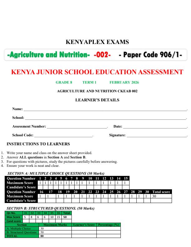 Preview page Grade-8-Agriculture-and-Nutrition-Mid-Term-1-Exam-2026_5096_0.jpg