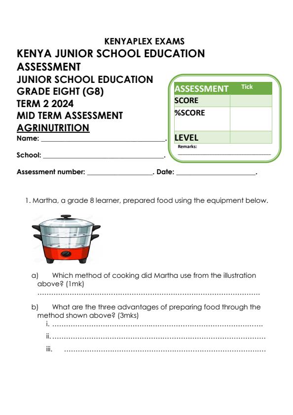 Preview page Grade-8-Agriculture-and-Nutrition-Mid-Term-2-Exam-2024_2664_0.jpg