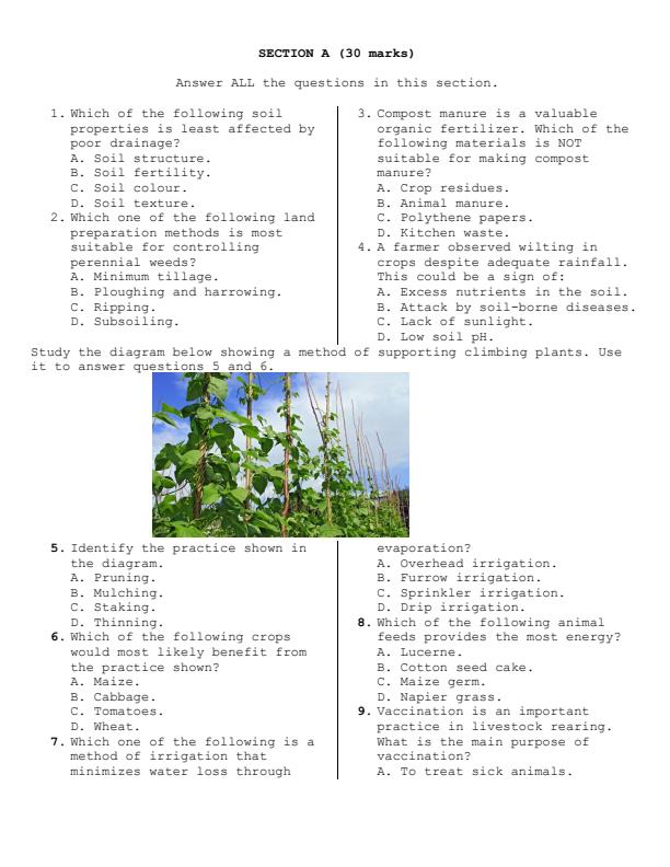 Preview page Grade-8-Agriculture-and-Nutrition-Mid-Term-2-Exam-2025_4163_2.jpg