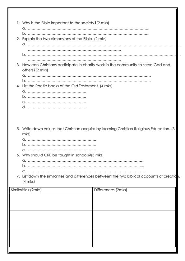 Preview page Grade-8-CRE-End-of-May-Assessment-Test-2024_2541_1.jpg