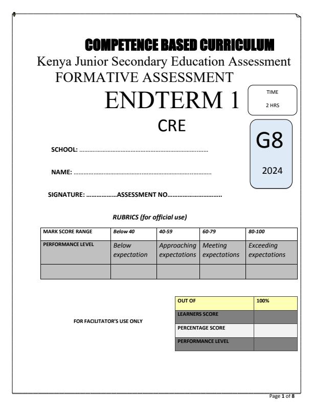 Preview page Grade-8-CRE-End-of-Term-1-Exam-2024_2147_0.jpg