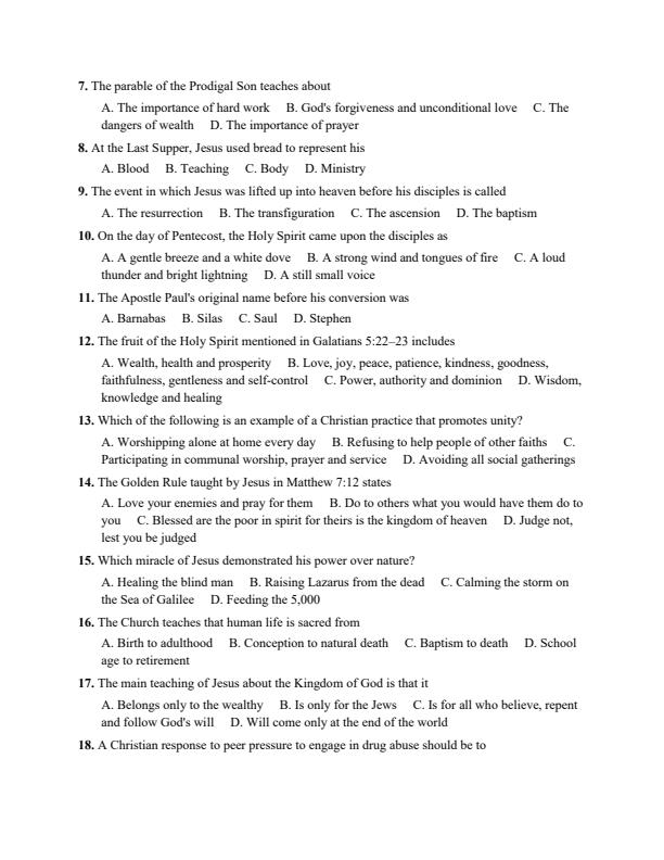 Preview page Grade-8-CRE-July-Assessment-Examination-2026_6370_1.jpg
