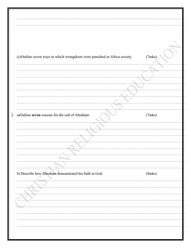 Preview page Grade-8-CRE-Mid-Term-1-Exam-2024-Set-2_2118_1.jpg