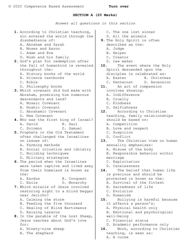 Preview page Grade-8-CRE-Mid-Term-2-Exam-2025_4164_1.jpg
